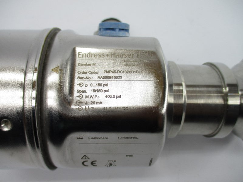 ENDRESS+HAUSER PMP45-RC13P6C1DLF 115-145VDC 0-150PSI NSNP