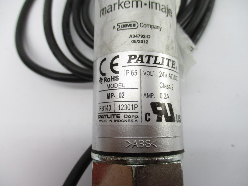 PATLITE MP-02 24VAC/DC 0.2A NSNP