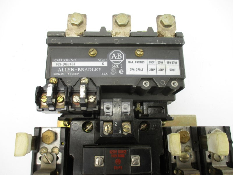 ALLEN BRADLEY 709-DOB103 SER. K 110/120V UNMP