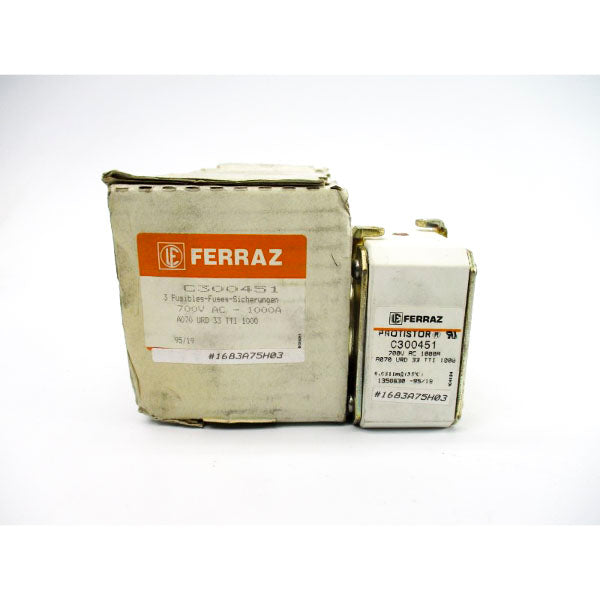 FERRAZ C300451 700VAC 1000A (PKG OF 3) NSMP