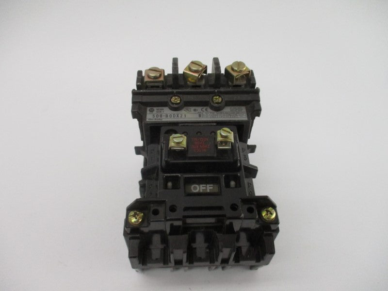 ALLEN BRADLEY 500-BODX21 SER. B 110/115-120V 27A (AS PICTURED1) NSNP