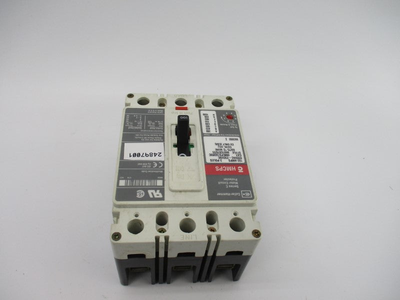 CUTLER HAMMER HMCPS100R3C SER. C 600VAC 100A NSNP