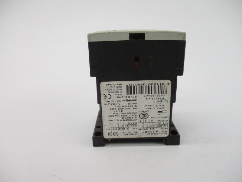 SIEMENS 3RT1015-1AK61 110/120V NSNP