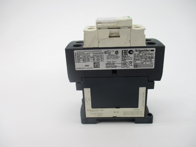 SCHNEIDER ELECTRIC LC1D38BD 24VDC 50A UNMP