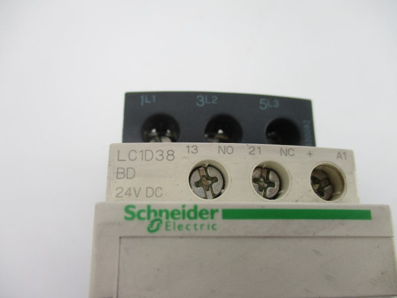 SCHNEIDER ELECTRIC LC1D38BD 24VDC 50A UNMP