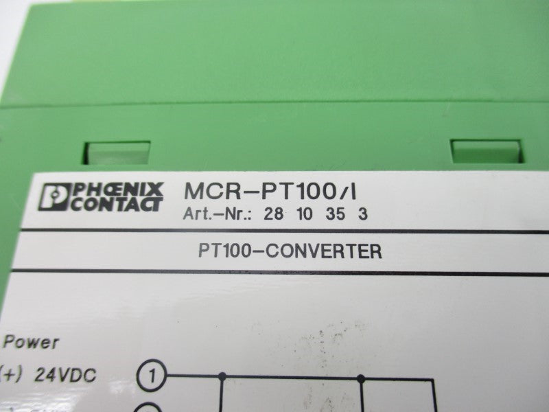 PHOENIX CONTACT MCR-PT100/I 2810353 24VDC NSNP