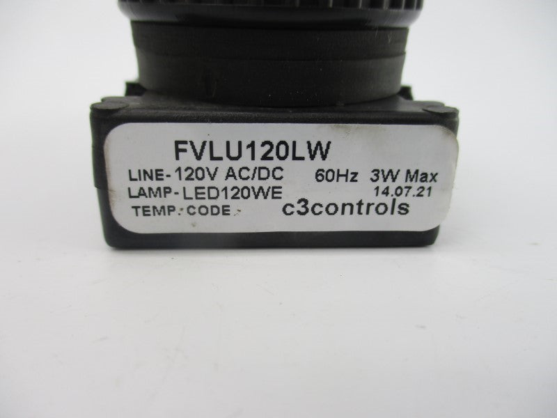 C3CONTROLS FVLU120LW 120VAC/DC (AS PICTURED) NSNP