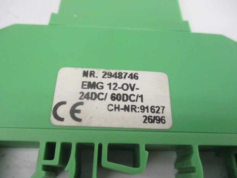PHOENIX CONTACT EMG12-OV-24DC/60DC/1 2948746 24-60VDC NSNP