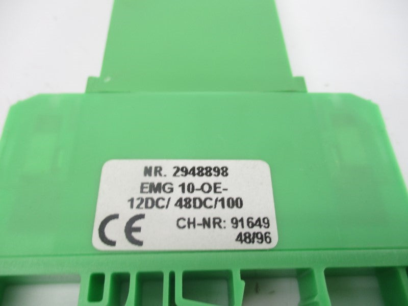 PHOENIX CONTACT EMG10-OE-12DC/48DC/100 2948898 48VDC 0.1A NSNP