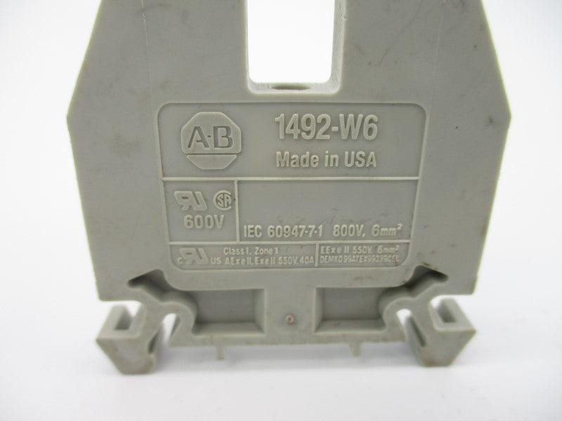 ALLEN BRADLEY 1492-W6 600V (GREY) NSNP