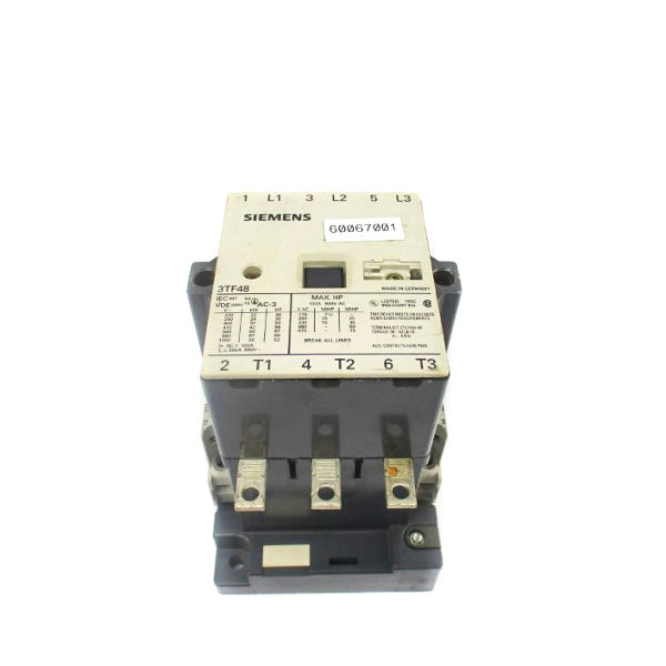 SIEMENS 3TF48 110V 100A UNMP