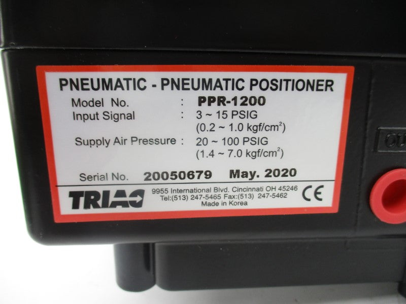 TRIAC CONTROLS PPR-1200 3-15PSI NSNP