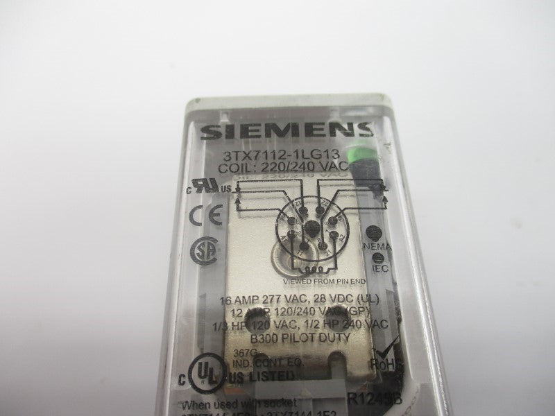 SIEMENS 3TX7112-1LG13 220/240VAC 16A UNMP