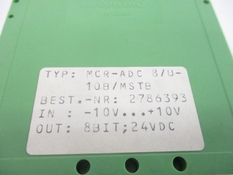 PHOENIX CONTACT  MCR-ADC8/U-10B/MSTB 2786393 10V NSNP