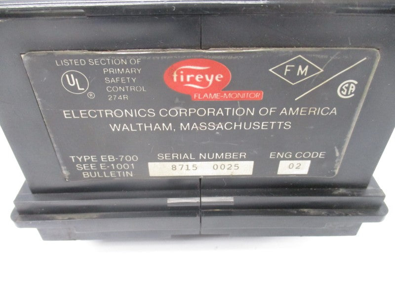 FIREYE EB-700 (AS PICTURED1) UNMP