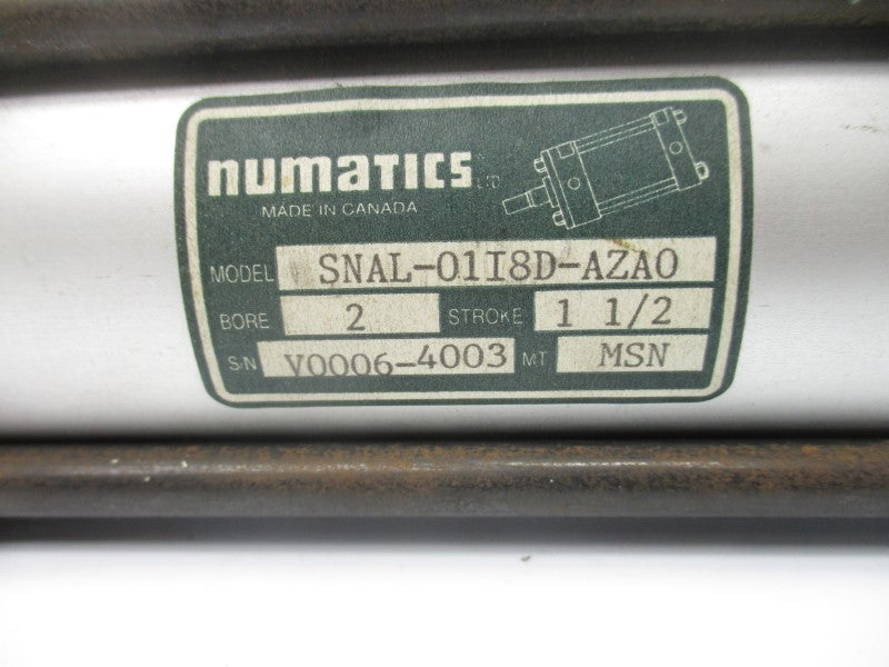 NUMATICS SNAL-01I8D-AZA0 1-1/2" UNMP