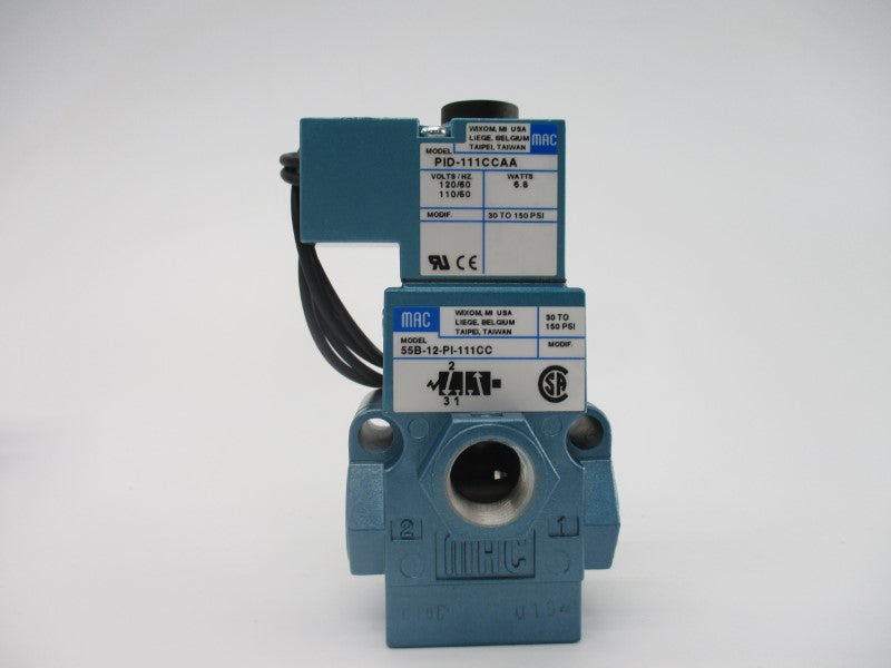 MAC 55B-12-PI-111CC 110/120V 30-150PSI NSMP