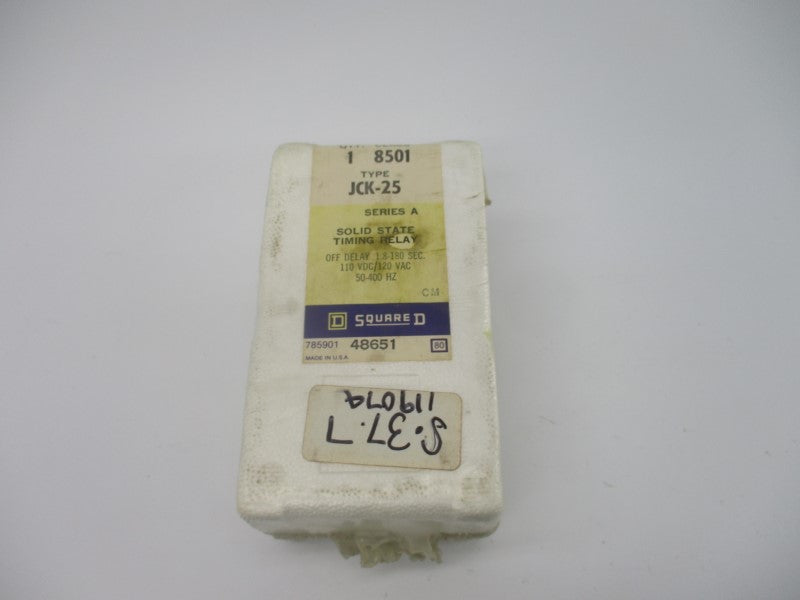 SQUARE D 8501JCK-25 SER. A 110/120VAC 1.8-180S NSFS