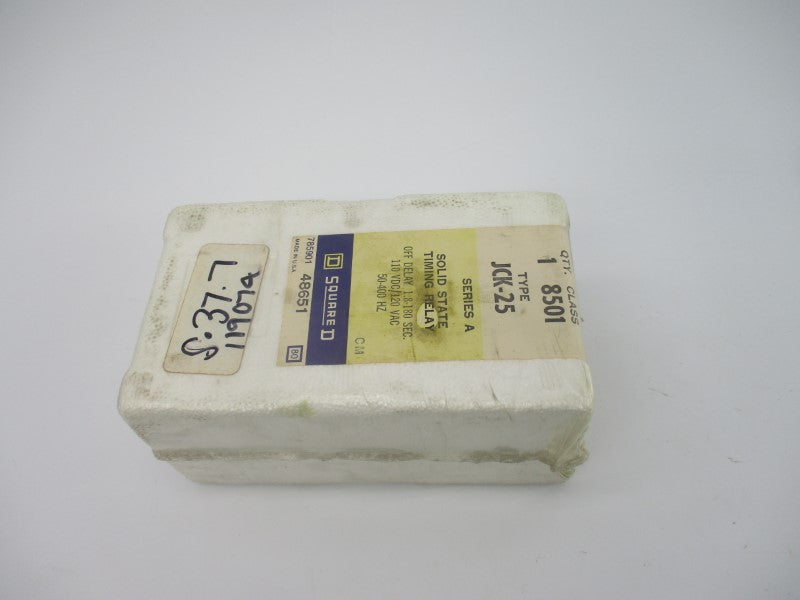 SQUARE D 8501JCK-25 SER. A 110/120VAC 1.8-180S NSFS