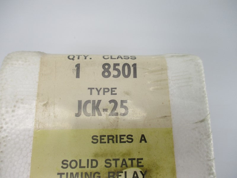 SQUARE D 8501JCK-25 SER. A 110/120VAC 1.8-180S NSFS