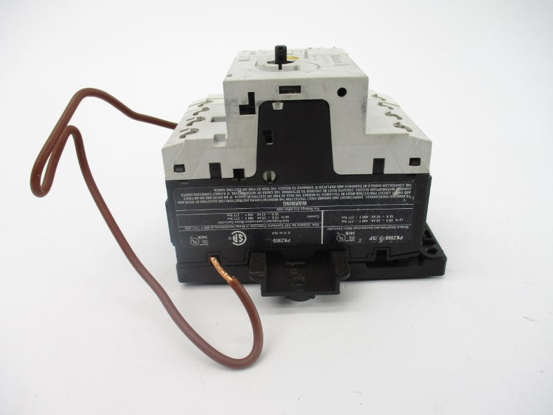 KLOCKNER MEOLLER PKZM0-10 W/ U-PKZ0 277VAC 6.3-8A UNMP