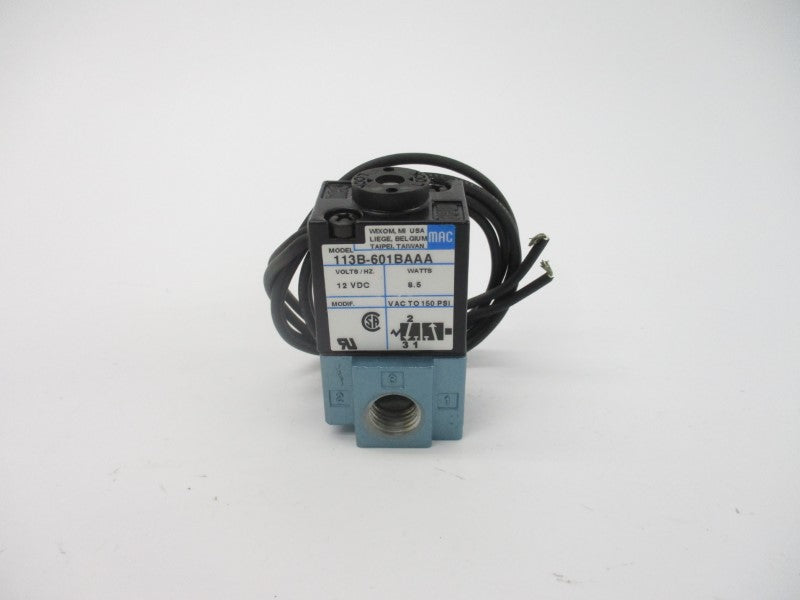 MAC 113B-601BAAA 12VDC 150PSI NSMP
