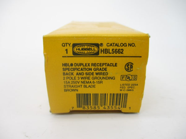 HUBBELL HBLL5662 250V 15A NSMP