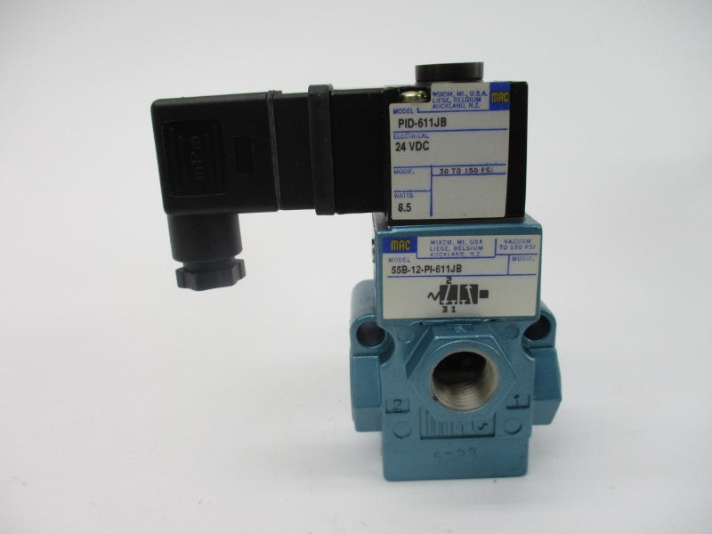 MAC 55B-12-PI-611JB 24VDC 150PSI NSMP