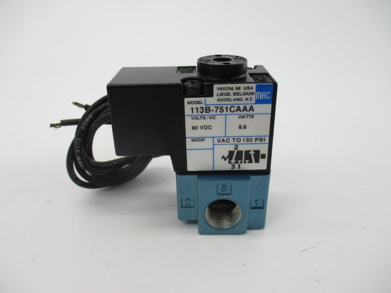 MAC 113B-751CAAA 90VDC 150PSI NSMP