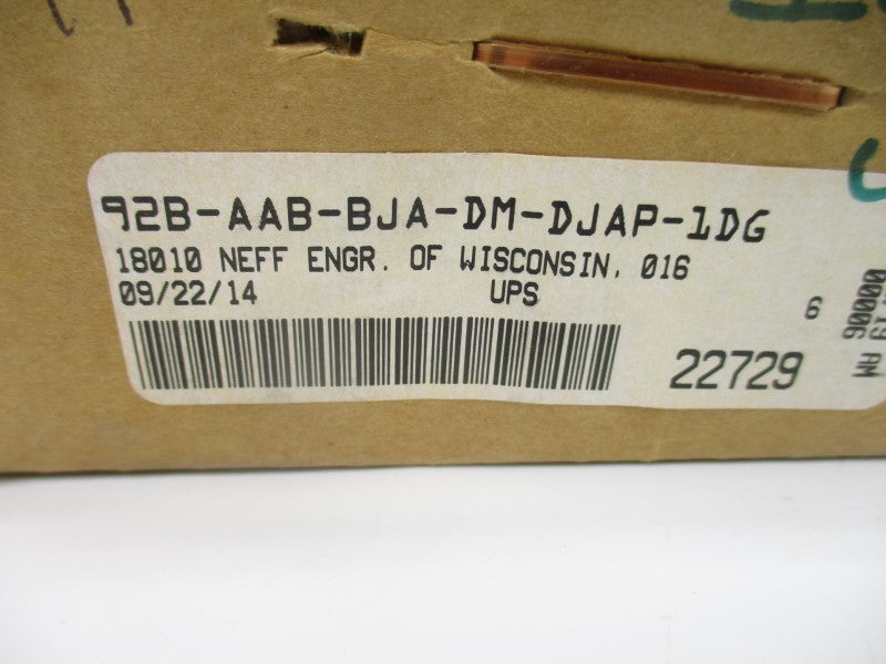 MAC 92B-AAB-BJA-DM-DJAP-1DG NSFS
