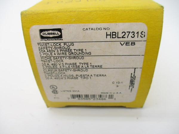 HUBBELL HBL2731S 480V 30A NSMP