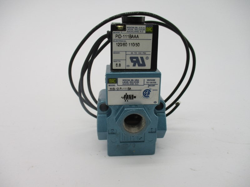MAC 55B-12-PI-111BA 110/120V 30-150PSI NSMP