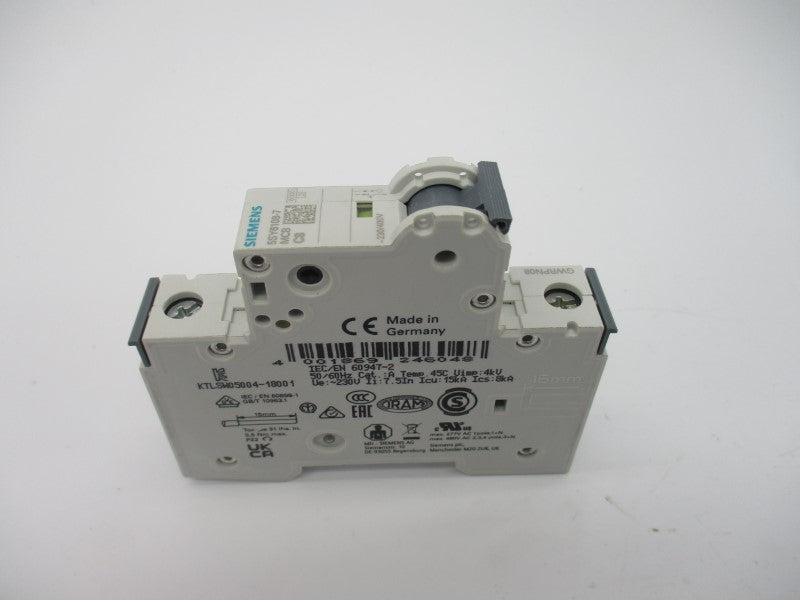 SIEMENS 5SY6108-7 230/400V 8A NSMP