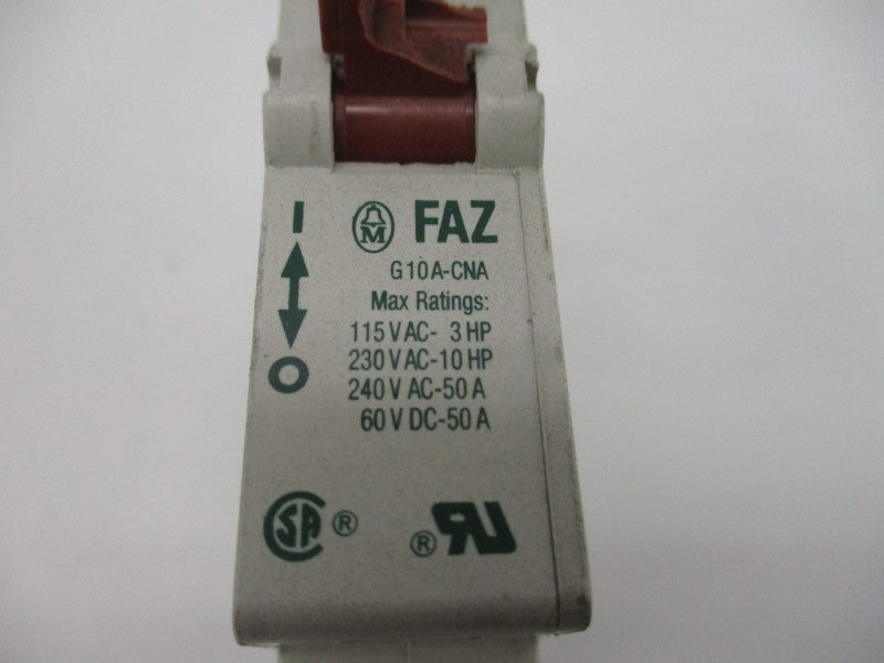 KLOCKNER MOELLER FAZG10A-CAN 240VAC 50A (AS PICTURED) NSNP