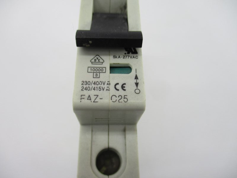 KLOCKNER MOELLER FAZ-C25 240/415VAC 25A NSNP