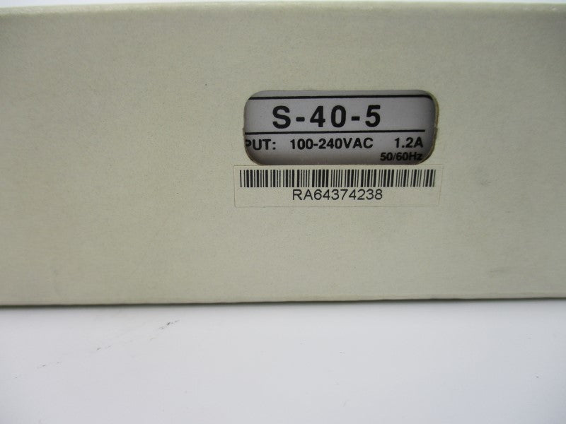 MEANWELL S-40-5 100-240VAC 1.2A NSMP