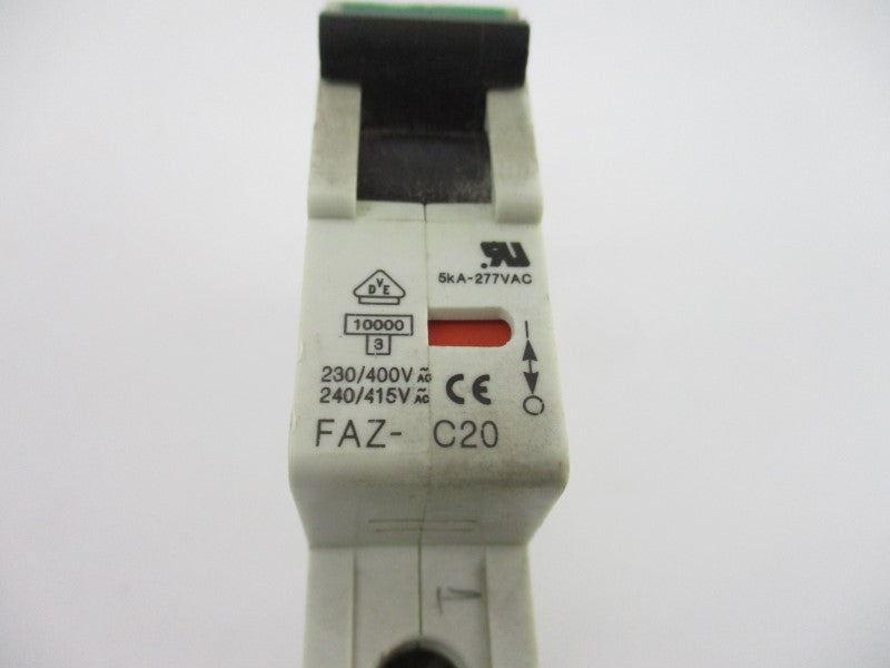 KLOCKNER MOELLER FAZ-C20 240/415VAC 20A NSNP