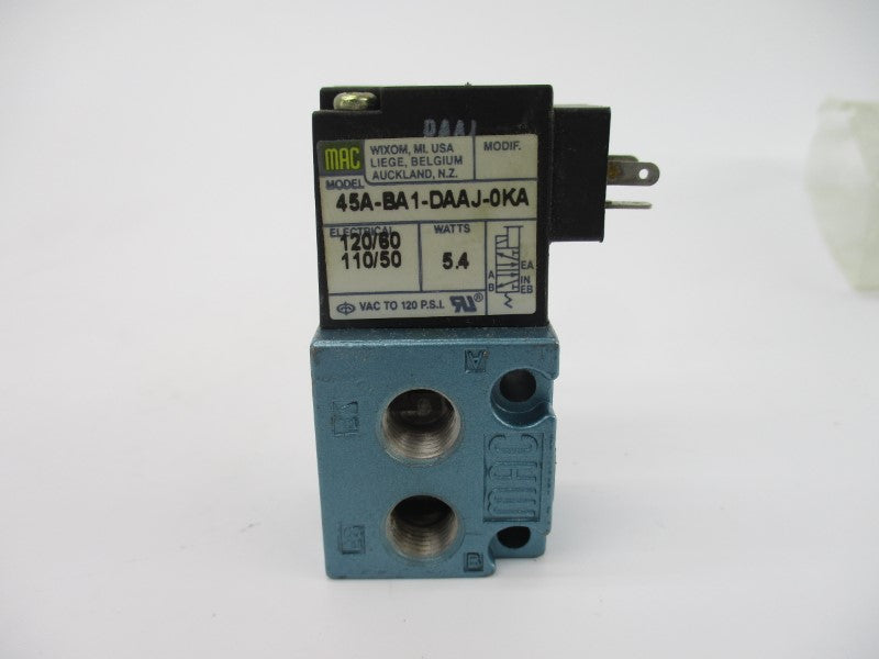 MAC 45A-BA1-DAAJ-0KA 110/120V 120PSI (AS PICTURED) NSMP