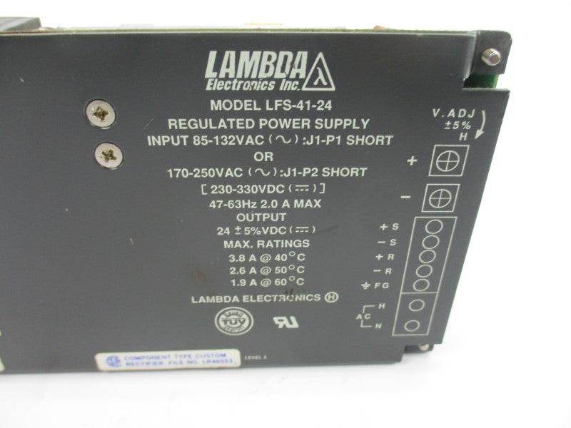 LAMBDA ELECTRONICS LFS-41-24 170-250VAC  2.0A UNMP