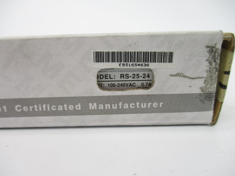 MEAN WELL RS-25-24 100-240VAC 0.7/1.1A NSMP