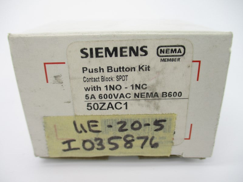 SIEMENS 50ZAC1 600VAC 5A NSMP
