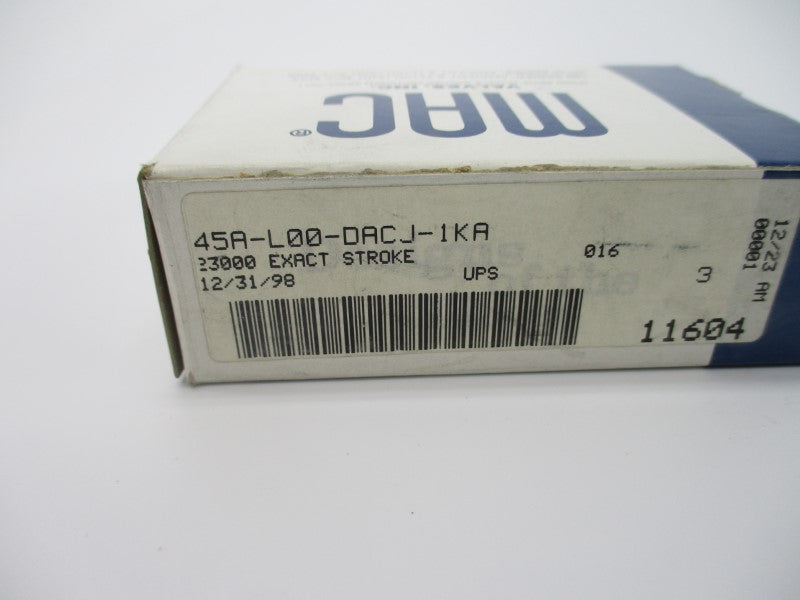 MAC 45A-L00-DACJ-1KA 24V 120PSI NSMP