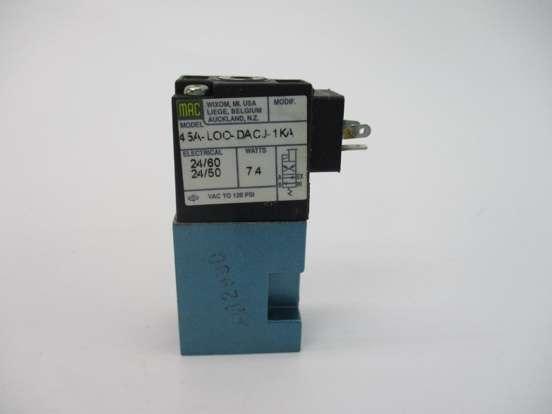 MAC 45A-L00-DACJ-1KA 24V 120PSI (AS PICTURED) NSMP