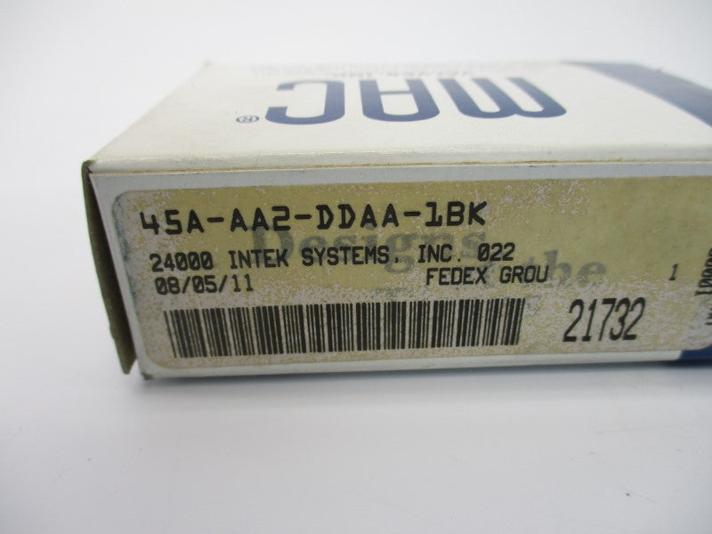 MAC 45A-AA2-DDAA-1BK 24VDC 120PSI NSMP
