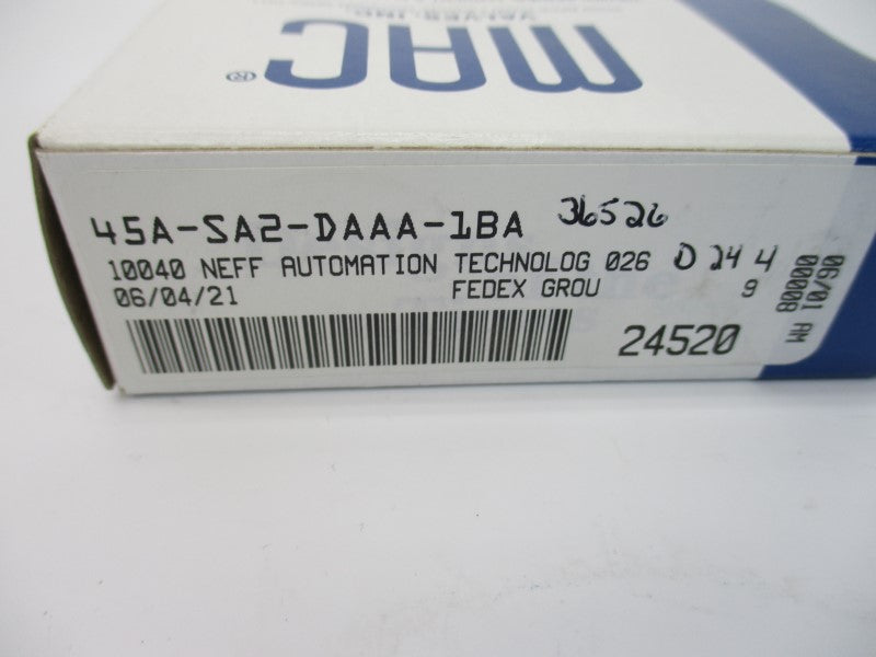 MAC 45A-SA2-DAAA-1BA 110/120V 120PSI NSMP