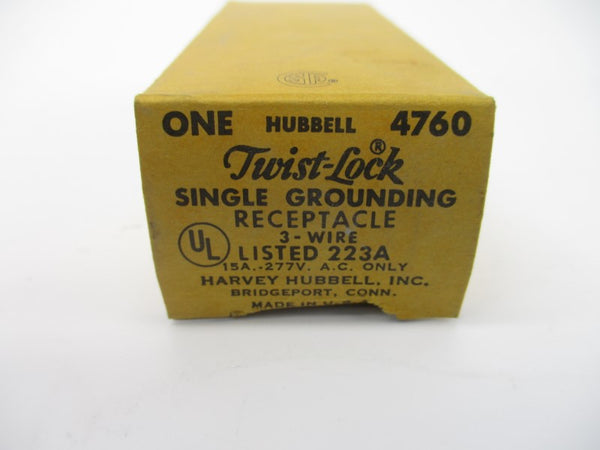 HUBBELL 4760 277VAC 15A NSMP