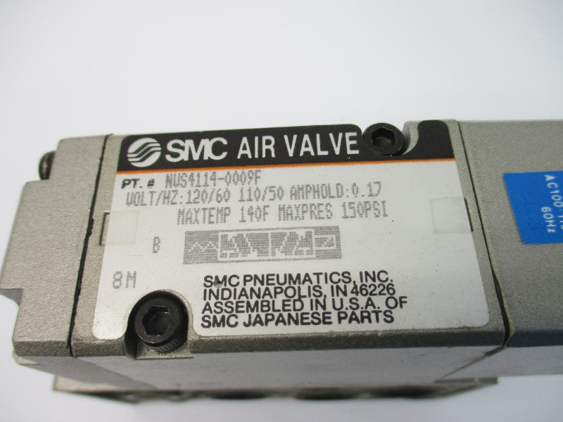 SMC NVS4114-0009F 110/120V 0.17A 150PSI NSNP