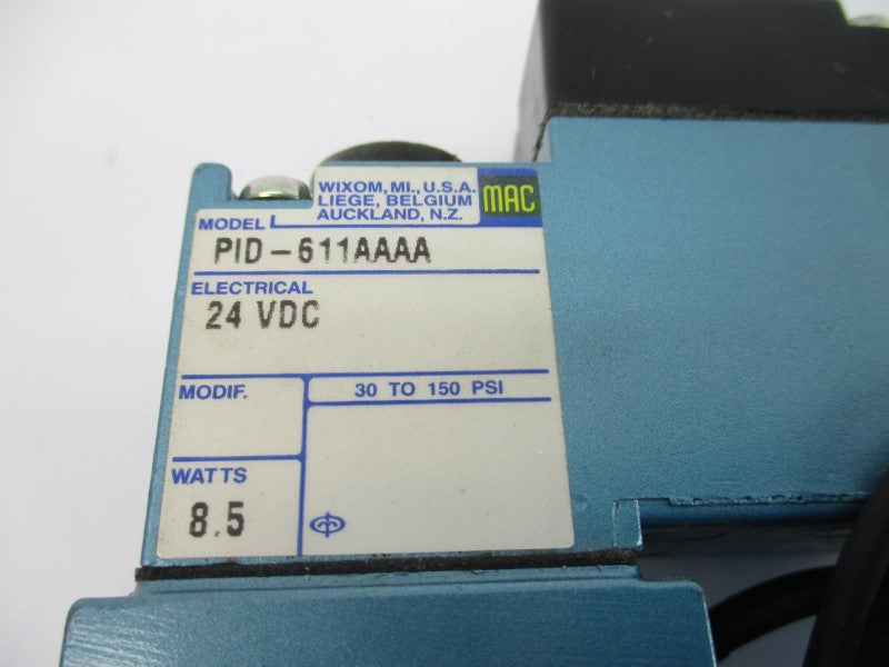 MAC PID-611AAAA 24VDC 30-150PSI NSNP