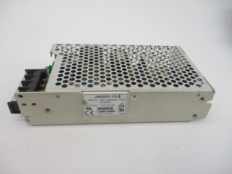 NEMIC LAMBDA JWS50-15A 100-240VAC 0.9A NSMP