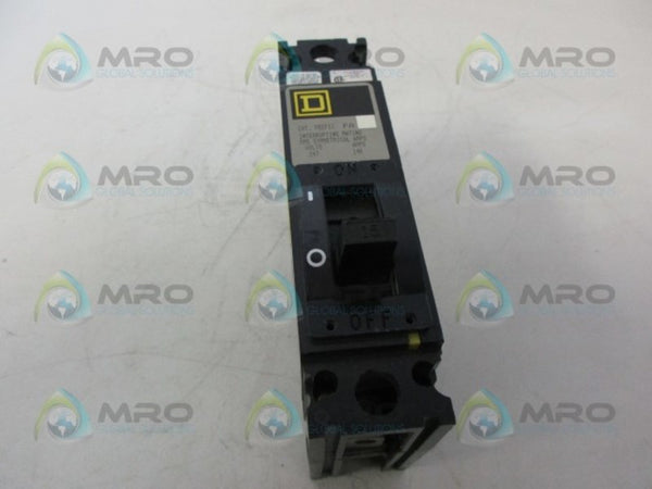 SQUARE D FAP17015 CIRCUIT BREAKER NSNP